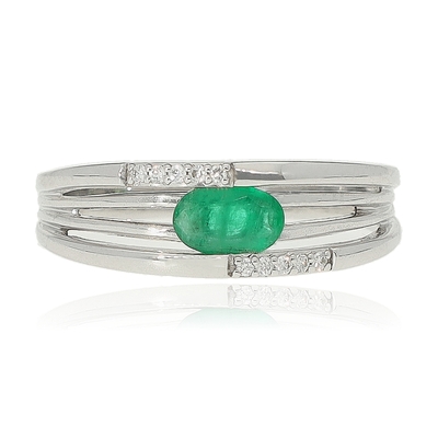 Fehér arany gyűrű 56-os méret (41-25342-0-30-1/56)